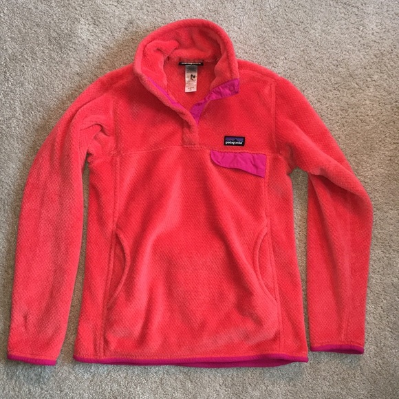 Patagonia Sweaters - Rare Coral Patagonia Synchilla sweater